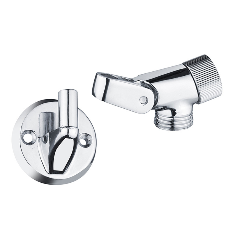 Support pour douchette mural articulé chrome ROUSSEAU