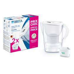 Carafe Marella graphite 2,4 L et une cartouche Nouvelle Formule Brita 