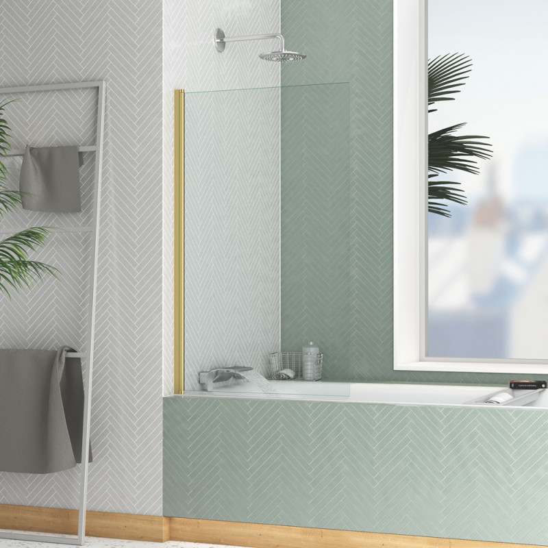 Paroi de baignoire Essentiel or 120 x 70 cm AURLANE