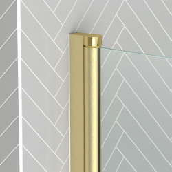 Paroi de baignoire Essentiel or 120 x 70 cm AURLANE