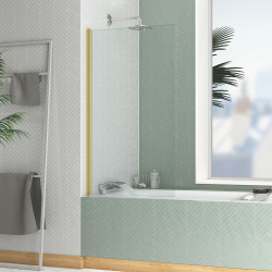 Paroi de baignoire Essentiel or 130 x 70 cm AURLANE