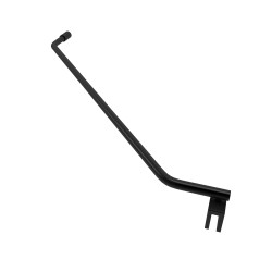 Barre de fixation en angle Parma 2 noir 55 cm AURLANE Barre de fixation en angle Parma 2 noir 55 cm AURLANE