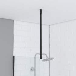 Barre de fixation au plafond Parma 2 noir 63 cm AURLANE Barre de fixation au plafond Parma 2 noir 63 cm AURLANE