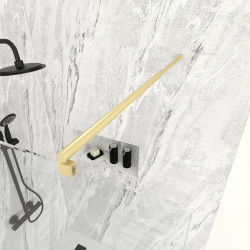Barre de fixation extensible Parma 2 or 70 - 100 cm AURLANE Barre de fixation extensible Parma 2 or 70 - 100 cm AURLANE