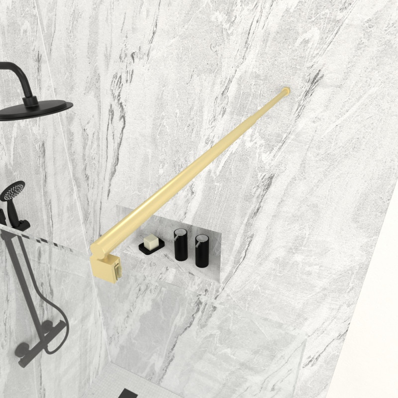 Barre de fixation extensible Parma 2 or 70 - 100 cm AURLANE Barre de fixation extensible Parma 2 or 70 - 100 cm AURLANE