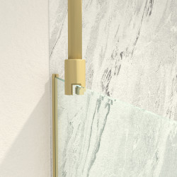 Barre de fixation au plafond Parma 2 or 63 cm AURLANE Barre de fixation au plafond Parma 2 or 63 cm AURLANE