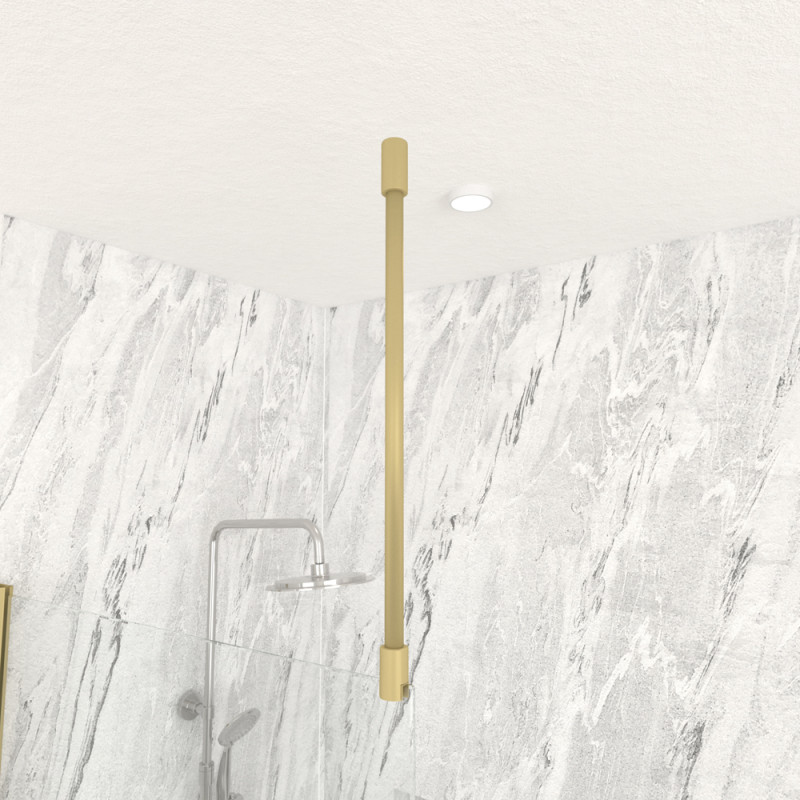 Barre de fixation au plafond Parma 2 or 63 cm AURLANE Barre de fixation au plafond Parma 2 or 63 cm AURLANE