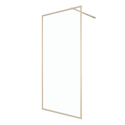 Paroi de douche Golden Edge 100 x 200 cm AURLANE Paroi de douche Golden Edge 100 x 200 cm AURLANE