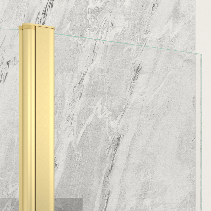 Volet pour paroi de douche Parma 2 or 40 x 200 cm AURLANE Volet pour paroi de douche Parma 2 or 40 x 200 cm AURLANE