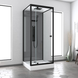 Cabine de douche Trendy carrée 90 x 90 x 215 cm AURLANE