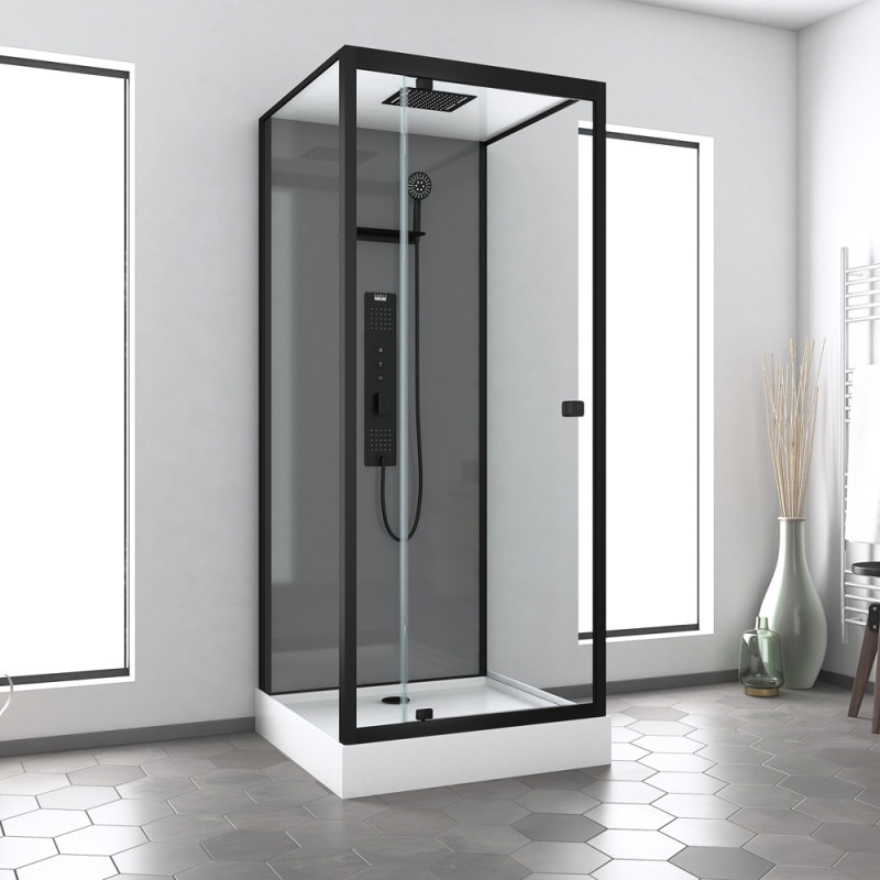 Cabine de douche Trendy carrée 90 x 90 x 215 cm AURLANE