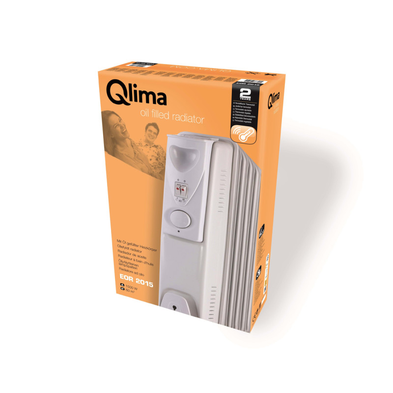 Radiateur bain d'huile EOR2015 1500 W QLIMA