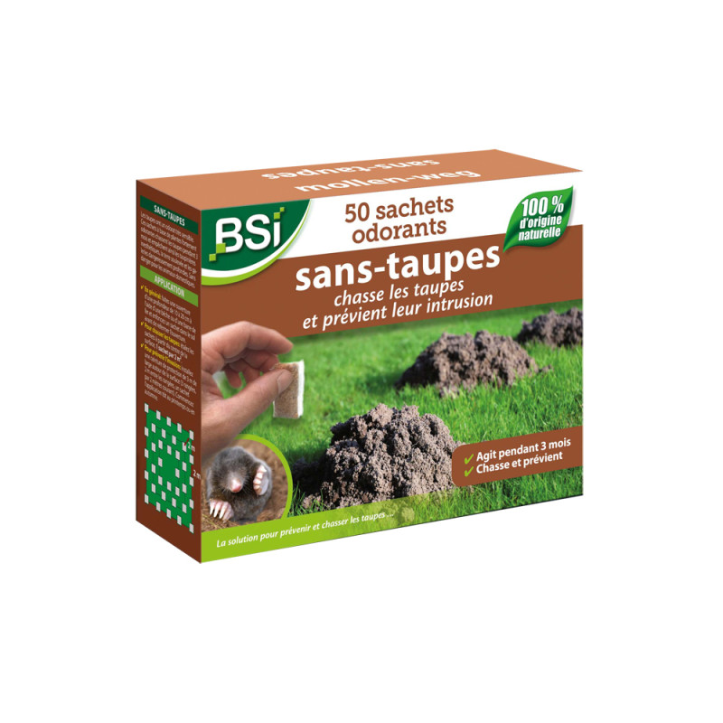 Sachet odorant Sans-taupes 50 pièces BSI