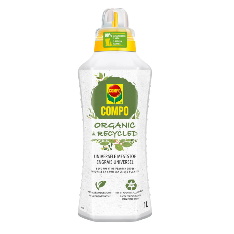 Engrais liquide universel Organic & Recycled 1 L COMPO