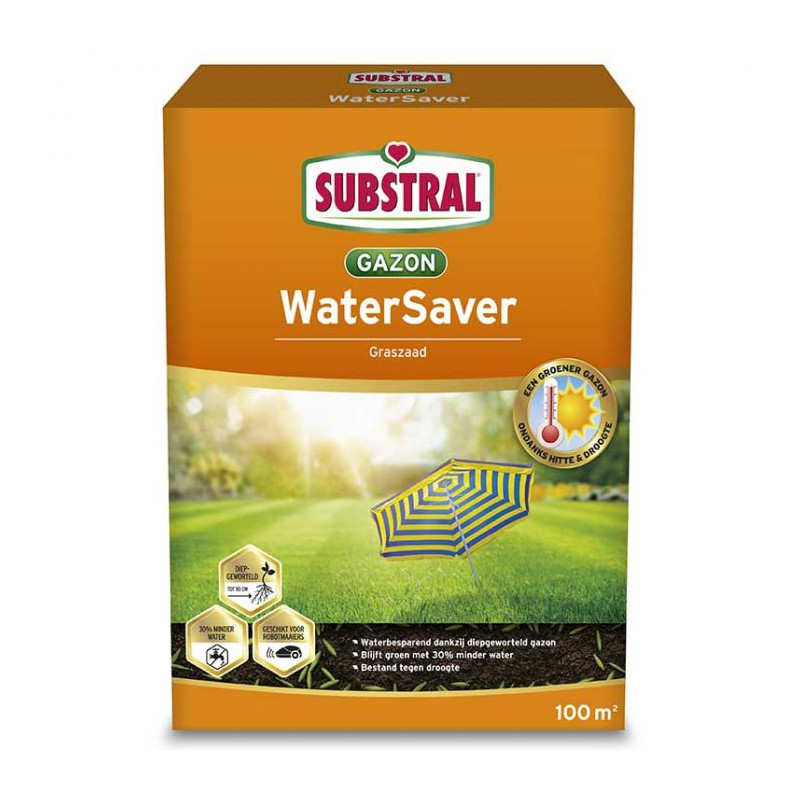 Semences pour gazon WaterSaver 2,25 kg SUBSTRAL