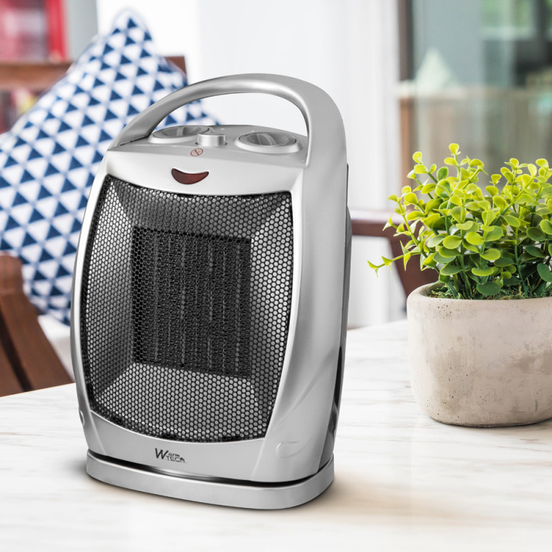 Radiateur céramique oscillant 1500 W WARMTECH