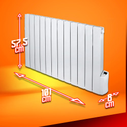 Radiateur a inertie fluide 2000 W WARMTECH