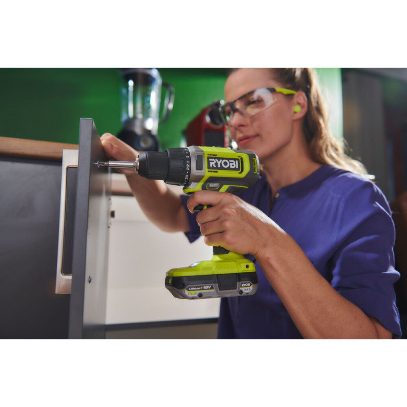 Perceuse-visseuse sur batterie One+ RDD18 18 V 2 x 2 Ah RYOBI