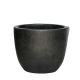 Pot en céramique émaillée anthracite Ø 30 x 24 cm