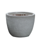 Pot en céramique émaillée blanc Ø 30 x 24 cm