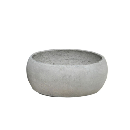 Coupe ronde en ciment Ø 27 x 11 cm
