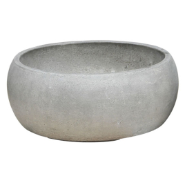 Coupe ronde en ciment Ø 34 x 14 cm