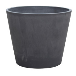 Pot conique Charcoal Woodstone Ø 60 x 49 cm