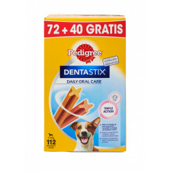 Dentastix Small 72 + 40 pièces gratuites PEDIGREE