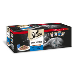 Patée pour chat Sélection aux poissons 40 pièces SHEBA