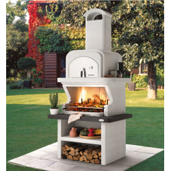 Barbecue béton avec four Balos