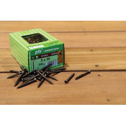 Vis à bois dur double filet 5 x 50 mm 200 pièces Vis à bois dur double filet 5 x 50 mm 200 pièces