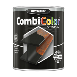Laque CombiColor fer forgé noir brillant 0,75 L RUST-OLEUM