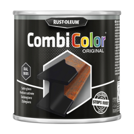 Laque CombiColor noir satin 0,25 L RUST-OLEUM