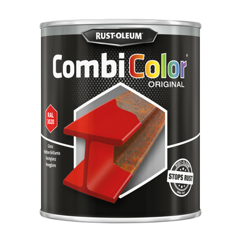 Laque CombiColor rouge signalisation brillant 0,75 L RUST-OLEUM