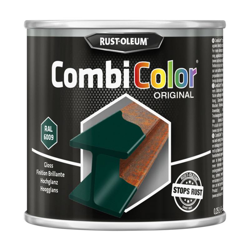 Laque CombiColor vert sapin brillant 0,25 L RUST-OLEUM