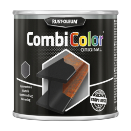 Laque CombiColor martelé noir brillant 0,25 L RUST-OLEUM