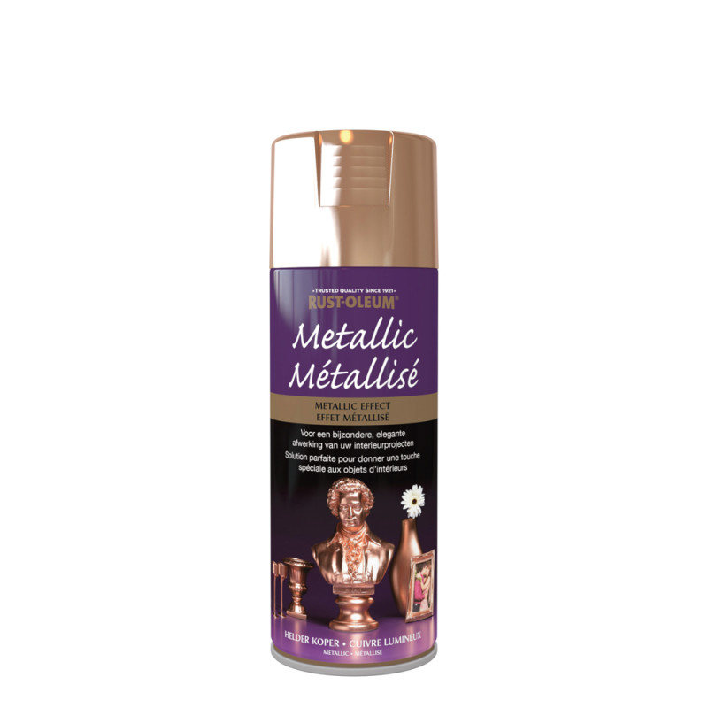 Peinture en spray Metallic cuivre lumineux 0,4 L RUST-OLEUM