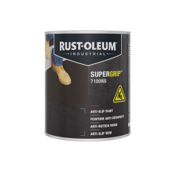 Peinture anti-dérapante Supergrip 7100NS noire 0,75 L RUST-OLEUM