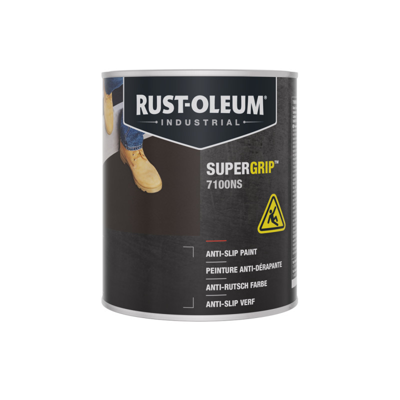 Peinture anti-dérapante Supergrip 7100NS grise 0,75 L RUST-OLEUM