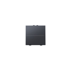 Touche simple anthracite NIKO – Commande 2 boutons | NIKO