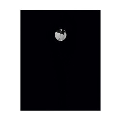 Receveur de douche Karbon noir mat 80 x 100 cm ALLIBERT