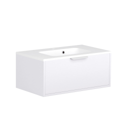 Meuble de salle de bain avec vasque Evo blanc alpin 80 cm ALLIBERT