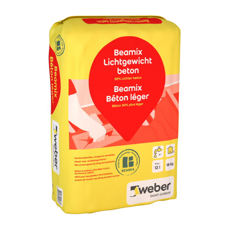 Béton léger 18 kg WEBER BEAMIX