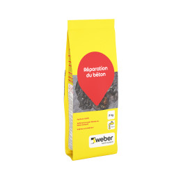 Mortier de réparation de béton 2 kg WEBER BEAMIX