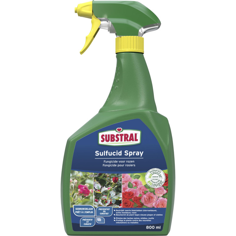 Spray fongicide pour plantes ornementales Sulfucid 0,8 L SUBSTRAL