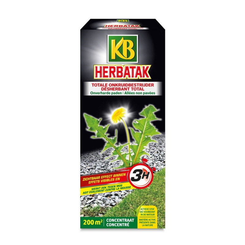 Désherbant concentré pour allées Herbatak 0,45 L KB