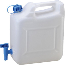 Jerrycan pour eau avec robinet 12 L