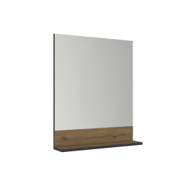 Miroir avec tablette Loft Game chêne cognac 60 cm ALLIBERT