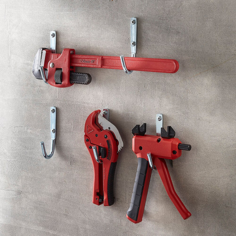 Lot de 5 crochets zingués 12,5 x 0,9 x 4 cm MOTTEZ