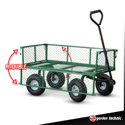 Chariot de jardin en acier 250 kg ELEM GARDEN TECHNIC Chariot de jardin en acier 250 kg ELEM GARDEN TECHNIC